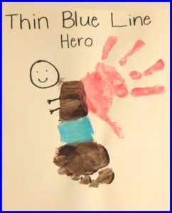 THIN BLUE LINE HERO CRAFTIVITY