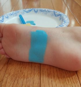 PAINTED THIN BLUE LINE FOOT
