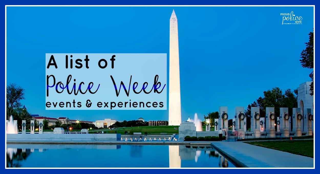 A list of National Police Week events & experiences