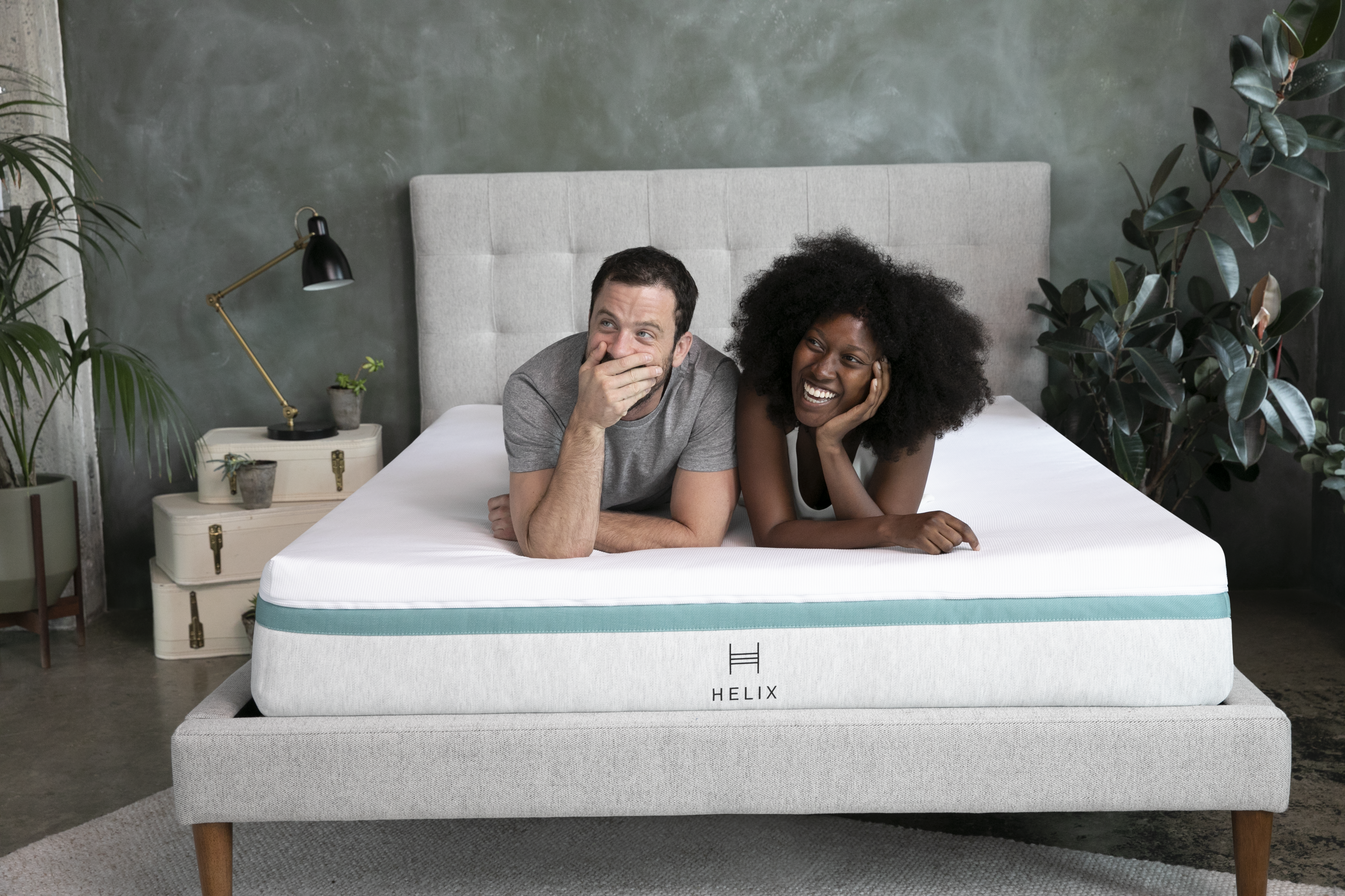 two people on a mattress