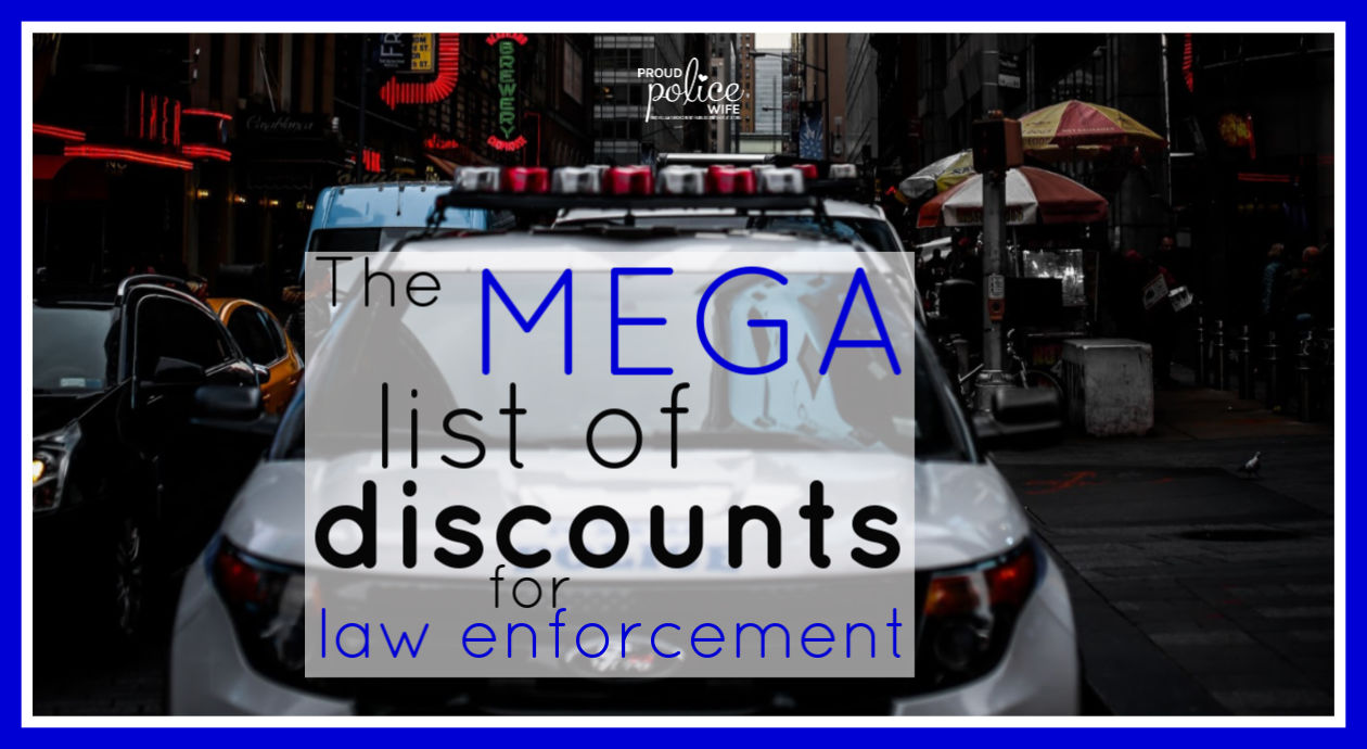 The MEGA list of law enforcement discounts