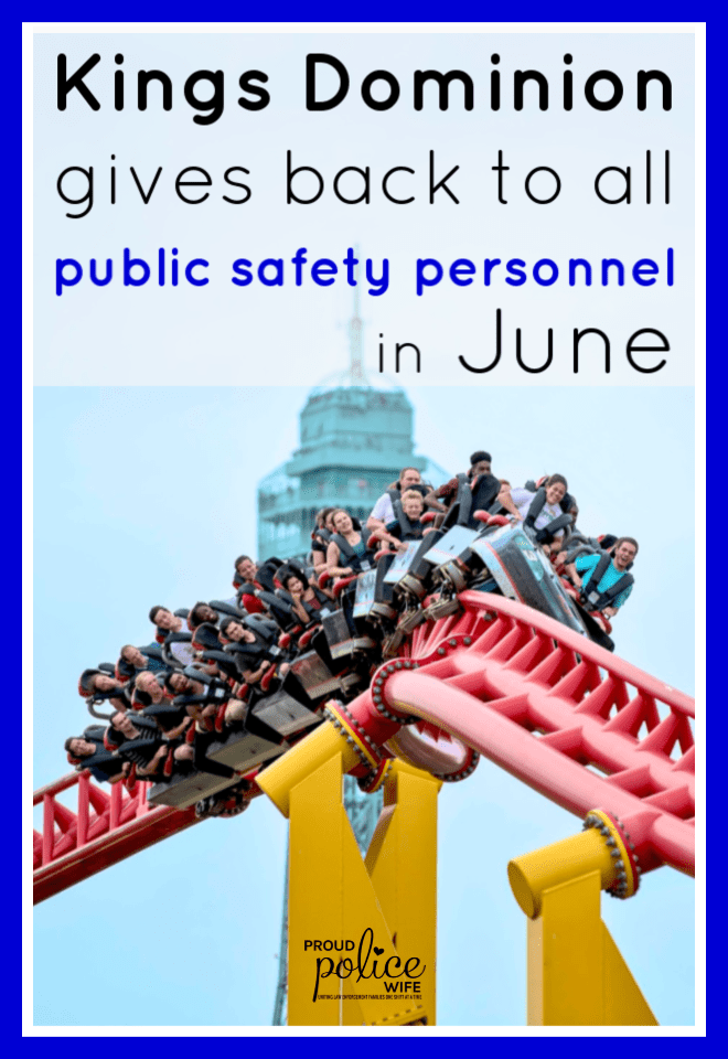Kings Dominion gives back to all public safety personnel in June |#kingsdominion |#freeadmission |#publicsafety