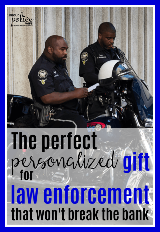 The perfect personalized gift for law enforcement that won't break the bank |#lawenforcement |#giftforlawenforcement
